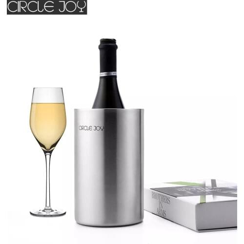 Xiaomi Circle Joy Stainless Steel Double Ice Bucket Efficient Insulation Mini Ice Bucket For Red Wine No Ice Cube