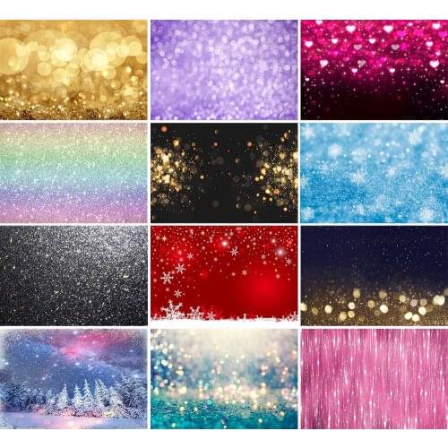 Avezano Wedding Birthday Backdrop Glitter Star Polka Dot Bokeh Party Baby Portrait Photography Background Photo Studio Photocall