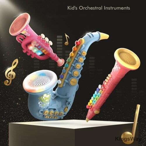 Simulation 8 Tones Saxophone Trumpet Octave Clarinet Children Musical Instrument