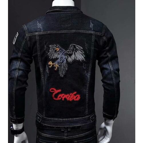 2021 New Autumn Winter High Quality Mens Denim Coat Spring and Autumn Versatile Jacket Autumn