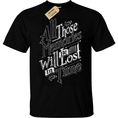 All Those Memories Will Be Lost In Time T-Shirt Mens goth gothic