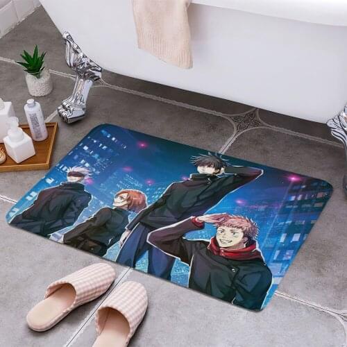 Jujutsu Kaisen Cheaper Anti-slip Modern Area Rugs Living Room Balcony Bathroom Printed Carpet Doormat Hallway Bath Mat