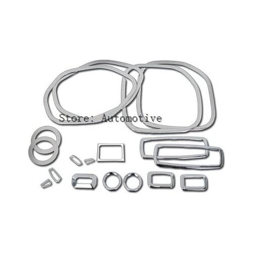 2011-2015 2016 for jeep Grand Cherokee Interior Accessories Cover Trim Whole Kit 18pcs