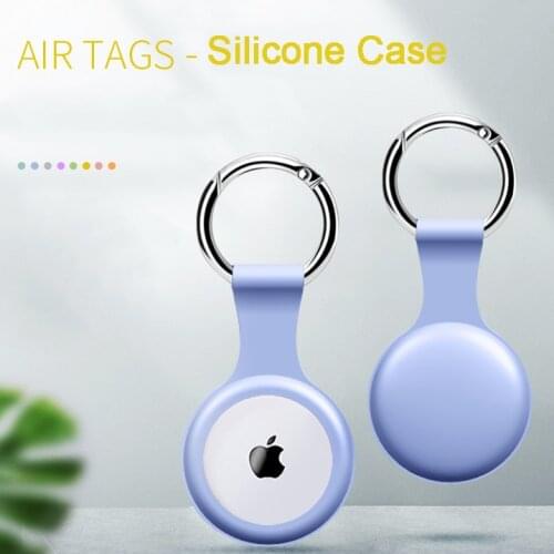 Suitable for Apple AirTag tracker protective cover car keychain buckle wallet Apple airtag anti-lost locator storage protection