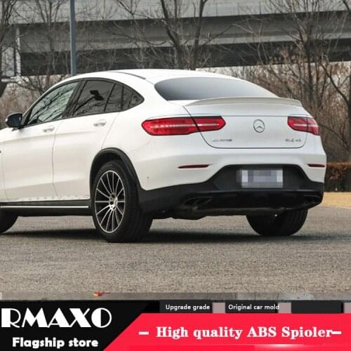 For Benz GLC Coupe GLC200 Spoiler GLC260 Spoiler ABS Car Rear Wing Spoiler For Benz Coupe GLC300 Spoiler 2017