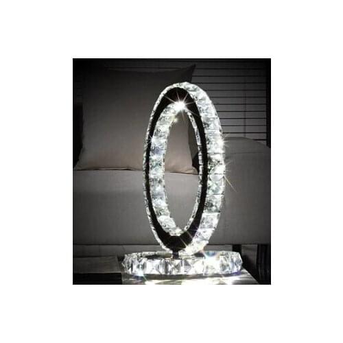 LED Decorative Lamp Luxury Crystal Table Lamp Bedroom Bedside Lamp Living Room Lamp Modern Minimalist Wedding Lighting Fixture