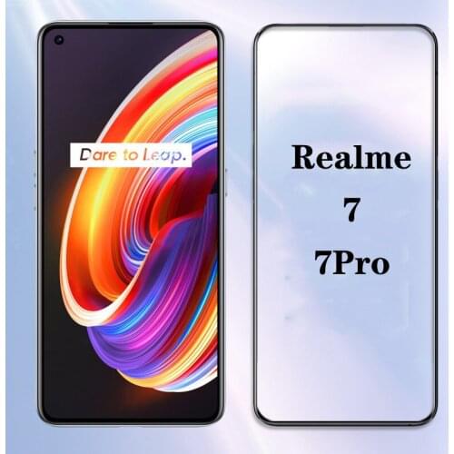 Realme 7 Pro Mobile Phone Screen Protector For OPPO Realmi 7 Full Cover Tempered Glass Film On Redme 7pro Redmi7 Pro Accessories