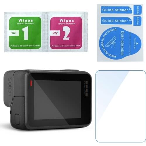 HD Protective Film LCD Dispaly Screen Protector Accessories for GoPro Hero 5 Black Camera