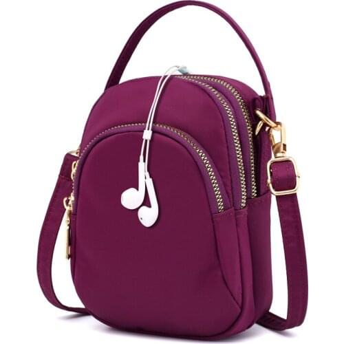 Women Messenger Crossbody Bag Wallet Handbag Phone Pouch Case Zipper Casual Shoulder Bag Purse