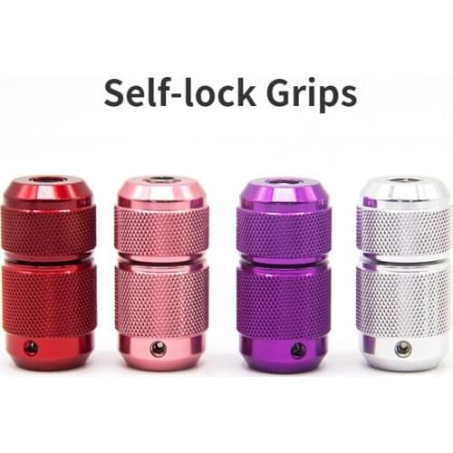 1pc Aluminum Alloy 25mm Self-lock Tattoo Grip Tattoo Supply For Tattoo Machine Supply Body Art Tool