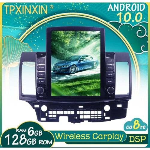 10.0 For Mitsubishi Lancer 2007-2015 Android Car Stereo Car Radio with Screen Tesla Radio Player Car GPS Navigation Head Unit