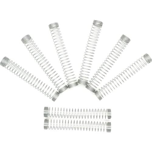 10Pcs Shisha Stainless Steel Spring Silicone Hose For Chicha Hookah Pipe Sheesha Smoking Tobacco Accessories Narguile Cigarette