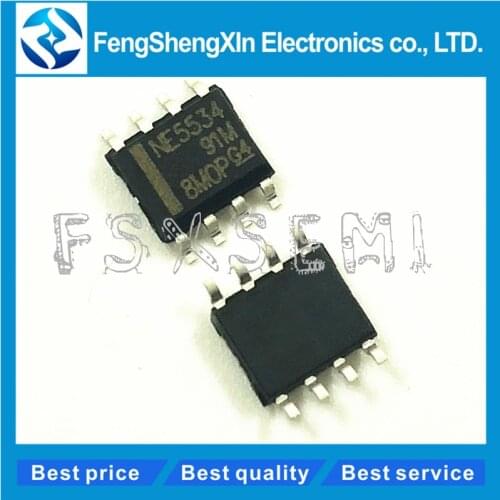 10pcs/lot New NE5534 NE5534DR SOP-8 Audio single operational amplifier chip IC