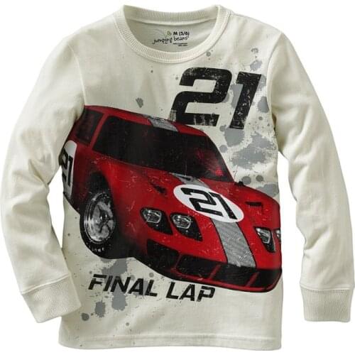 2017 Autumn Racing Car Baby Girls T-Shirt Children Cotton Tops Baby Boy Clothes Long Sleeve Tee Shirt Popular Kid Blouses