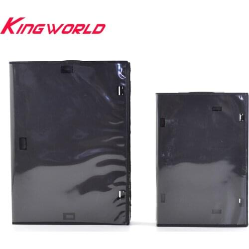 50pcs High quality for 16 bit game card case plastic box for sega MD Card cartridge Packing Case Black