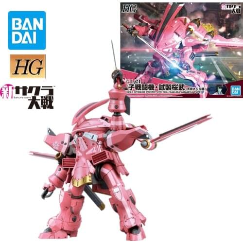 Bandai Hg Nieuwe Sakura Wars Lingzi Fighter Prototype SPIRICLE STRIKER PROTOTYPE OBU SAKURA AMAMIYA TYPE Assembling model toys