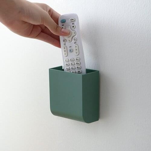 Household Wall-mounted Storage Box Remote Control Storage Storage Box Air Conditioner TV Mobile Phone Plug Bracket Bracket Rack