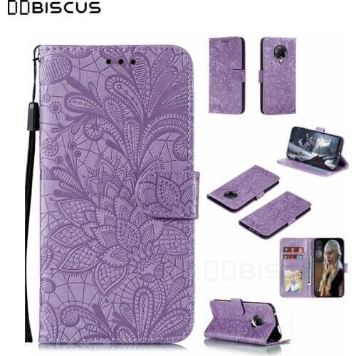 Lace Flower Flip Wallet Leather Case For Huawei P Smart 2021 2019 Z Honor 10X Lite 9X Cover Funda