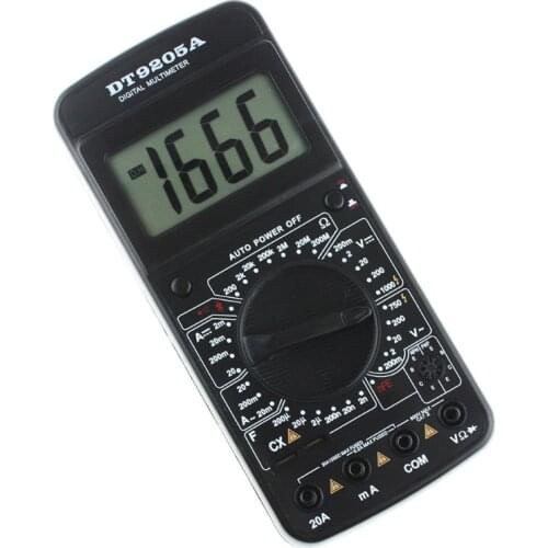 DT9205A Digital Multimeter AC/DC Voltmeter Ammeter Resistance Capacitance Meter B95A