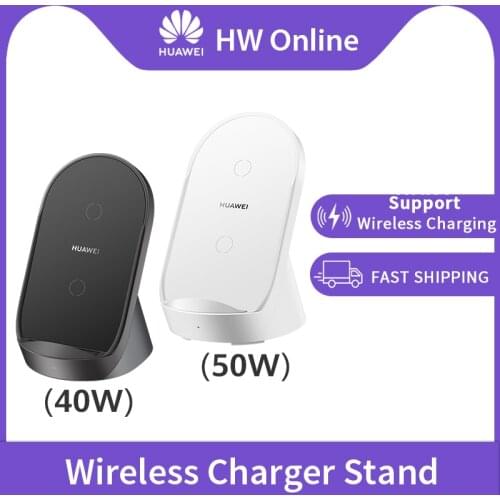 Huawei Super Wireless Charger Stand Max 40W 50W For Mobile Phone Mate 40 Pro P40 Pro P30 Lite For iphone 11/X