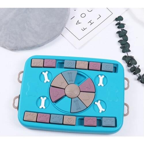 Dog Puzzle Toy Slow Feeder Interactive Increase Pet IQ Food Dispenser Eating Non-Slip Bowl For Small Medium Dog Puppy Training