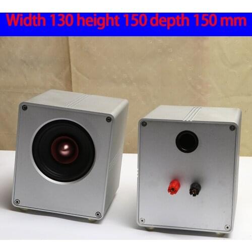 KYYSLB A300 4 Ohm 25W*2 4 Inch Aluminum Iron Boron Strong Magnetic Unit Speaker Aluminum Alloy Full Frequency Bookshelf Speaker