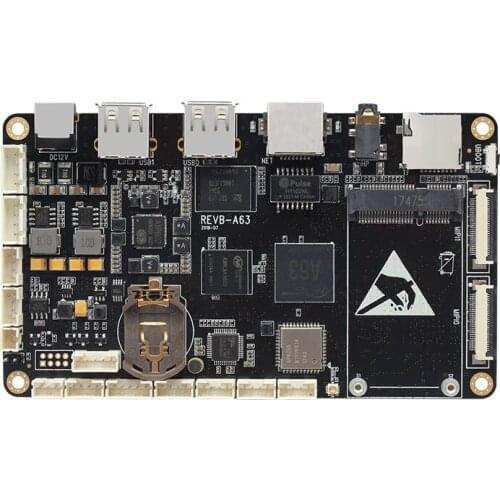 ARM Development Board A63 Face Recognition Board Quad-core A53 Dual MIPI Screen EDP Screen Voice Recognition