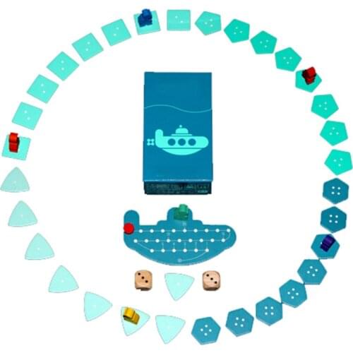 Deep Sea Adventure Board Game 2-6 Players Family Party Best Gift For Children Funny English Game