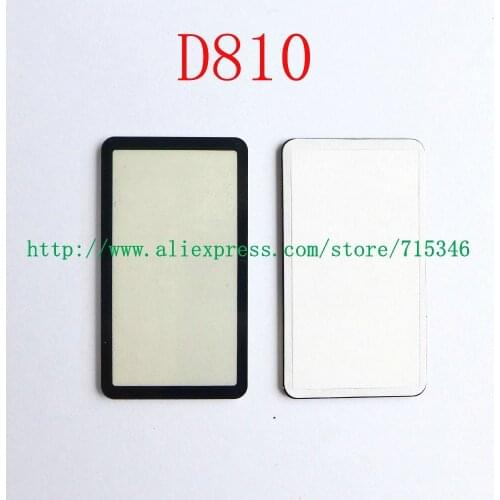 NEW Top Outer LCD Display Window Glass Cover (Acrylic)+TAPE For Nikon D810 Small Screen Protector Digital Camera Repair Part