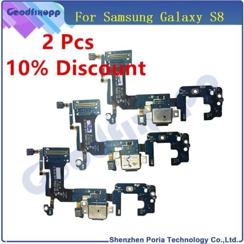 New Original For Samsung Galaxy S8 G950U Micro USB Charging Port Sensor Dock Connector Flex Cable Replacement Parts