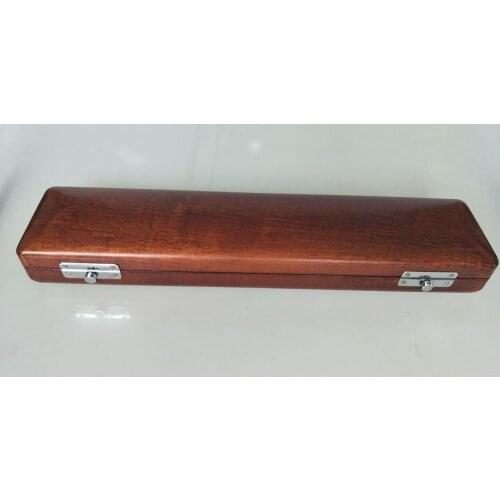 Excellent 16 holes wooden flute case beautiful