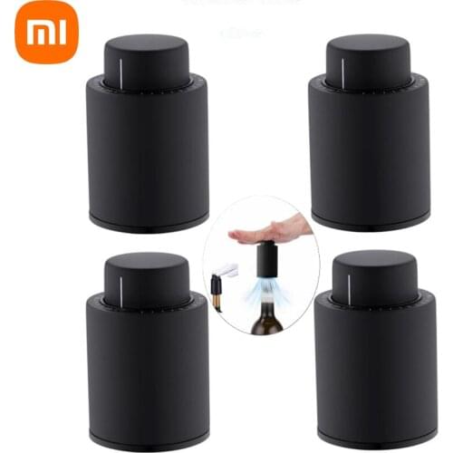 XIAOMI Mijia Wine Stopper plastic Vacuum Memory Wine Stopper Sealed Storage Stopper Wine Corks higher cost performance