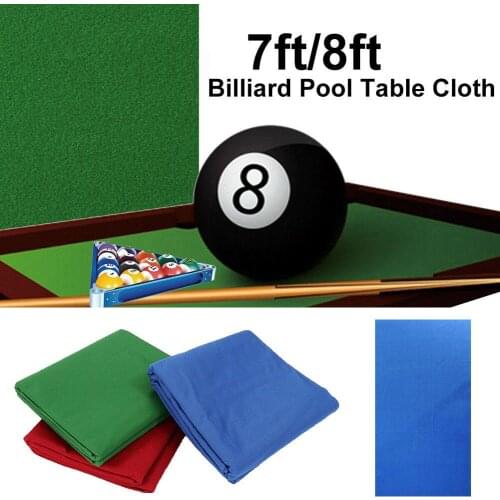 Professional Billiard Pool Table Cloth Mat Replacement Felt Cover for 7/8ft