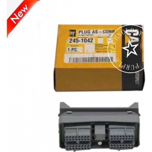 Excavator engine computer board ECU connector plug 245-1042 for CATE312D 315D 320D 323D 320D2 320GC