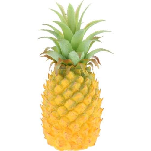 Realistic Artificial Fruits Fake Pineapple for Display High Simulation Dummy Fruits Vegetables DIY Decoration