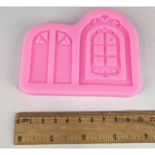 Window Shaped Silicone Moulds Fondant Cake Chocolate Baking Tools Cake Cookie Mold