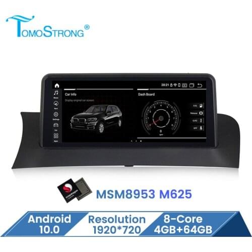 New Android 10 for BMW X3 F25 X4 F26 CIC NBT System 4G 64G support swc carplay Auo HD 10.25 inch Car multimedia screen 4G LTE