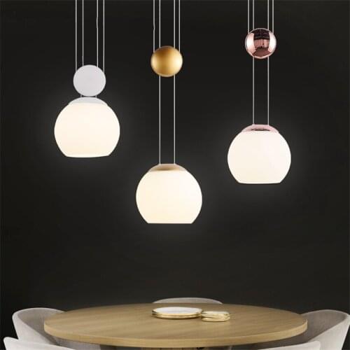 Post Modern Hanging Yo Yo Lift Pendant Lights Living Room Nordic Glass Restaurant Bar Table Modern Bedroom Kitchen Lamps Fixture
