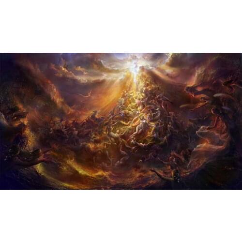 Modern Decor Art Wall Fantasy Oil Painting HD Printed on Canvas Oil Painting Pictures Home Sitting Room Decoration