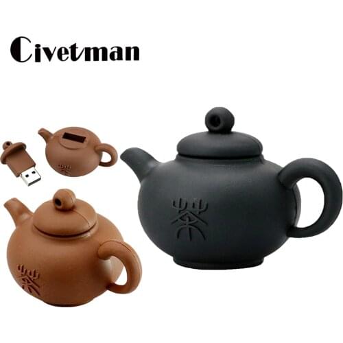 Pendrive Teapot USB Flash Drive 4GB 8GB 16GB 32GB 64GB 128GB USB 2.0 Memory U Disk 256GB Mini Cup USB Stick Pen Drive