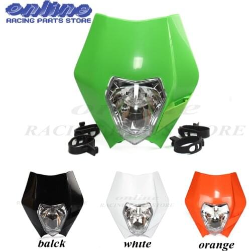 High quality Motorcycle Dirt Bike Pitbike Motocross Universal Headlight For XR WR CR RMZ DR DRZ KLX KXF CRF