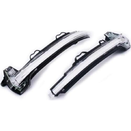 Sequential Style Side Mirror Turn Signal Light Clear Lens For Audi A4 A5 B9