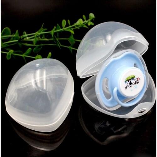 1PC New Soild Portable Baby Nipple Storage Box Boy Girl Infant Pacifier Cradle Travel Case Holder Soother Box