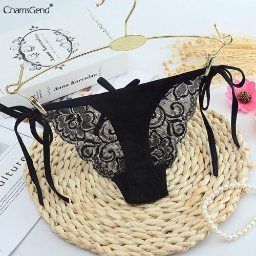 1pcs Women Sexy Lace Up V-string Briefs Panties Thongs G-string Lingerie Underwear Exotic Apparel Womens Thongs Lingerie