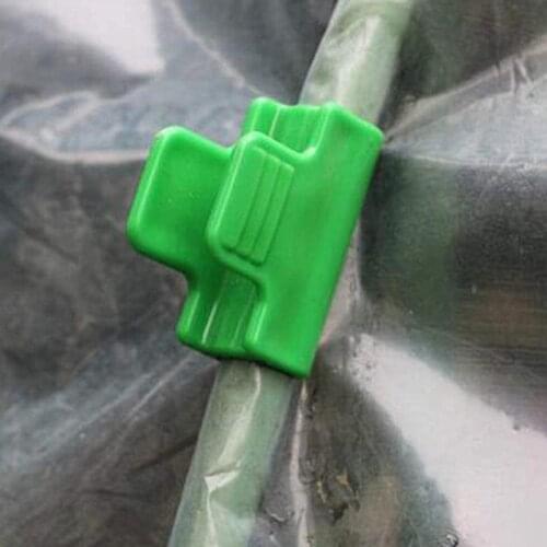 20Pcs Greenhouse Clamps Clips Plant Stakes Pipe Clamps For Outer Diameter Shed Film Row Cover Plant Care Garden Accessories