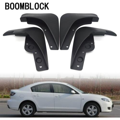 4pc Car Front Rear Mud Flaps Mud Flap Mudguards Fender For Mazda 3 BK Hatch Hatchback M3 2004 2005 2006 2007 2008 Accessories