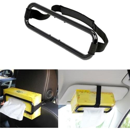 Car Styling Car Sun Visor Tissue Paper Box Holder for Honda CRV Accord HR-V Vezel Fit City Civic Crider Odeysey Crosstour Jazz