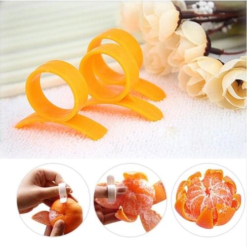 Free Shipping 3pcs Citrus Parer Peeler Orange Lemon Peeler Remover Kitchen Tools Orange Opening Device Orange Stripper 5[N1039]