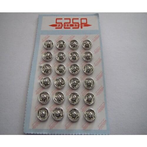 Free shipping 7mm press stud button babay small button fashion high metal snap button silver color 24set