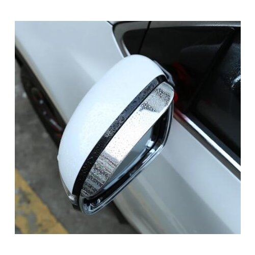 For Kia Sportage 4 QL 2016 2017 2018 Chrome Rear View Mirror Rain Snow Guard Visor Vent Shade Cover Trim Garnish Car Styling